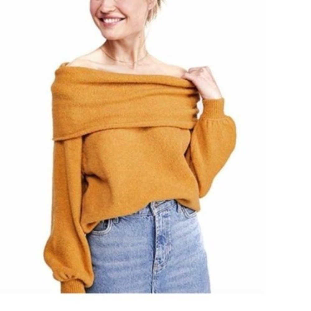 Free People Echo Beach Wool Sweater. S - Picture 2 of 8
